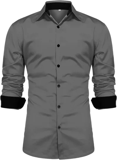 Chemise Homme Col Revers Manches
